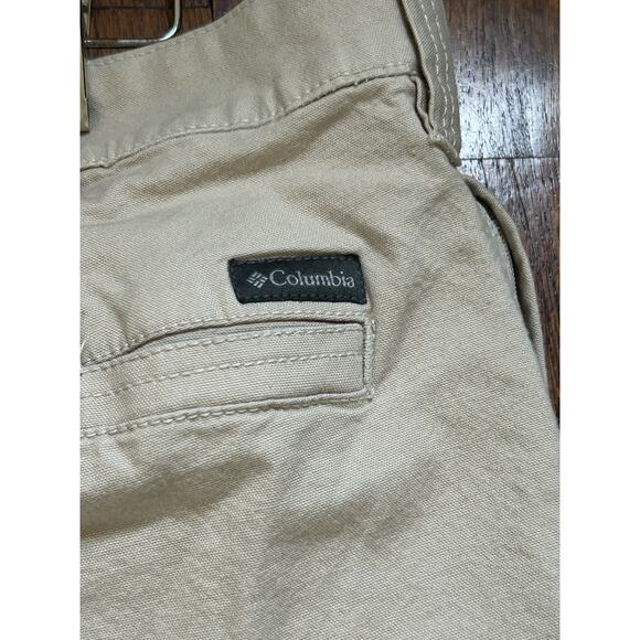 Columbia Men’s Pants Beige Thick Size 40W 32L Security Zip Pocket - Picture 6 of 9